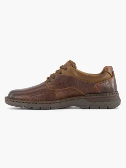 Geklede Schoenen|Gallus Bruine Leren Veterschoen