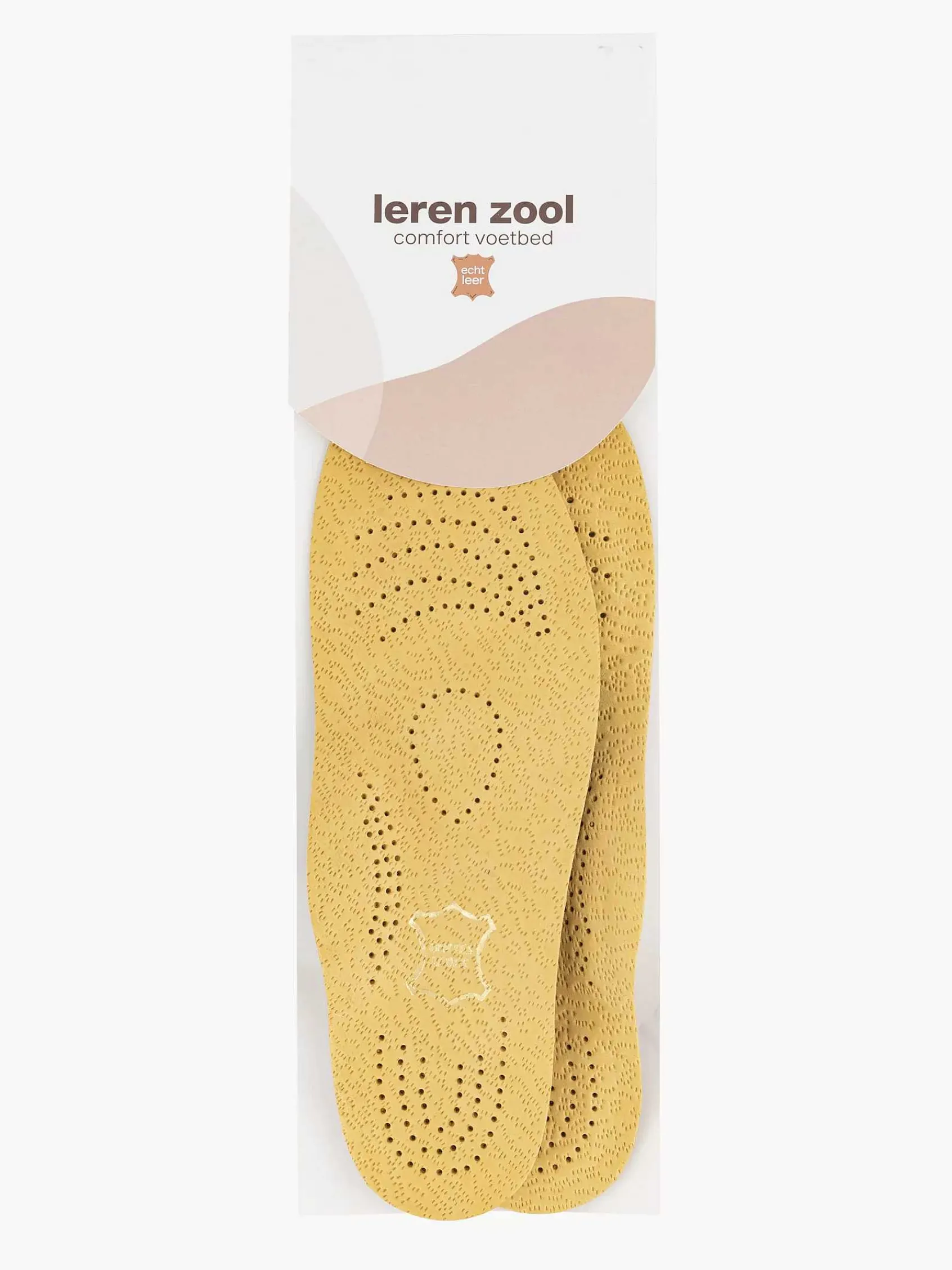 Jongensschoenen|vanHaren Bruine Leren Voetbed Zool 37-38