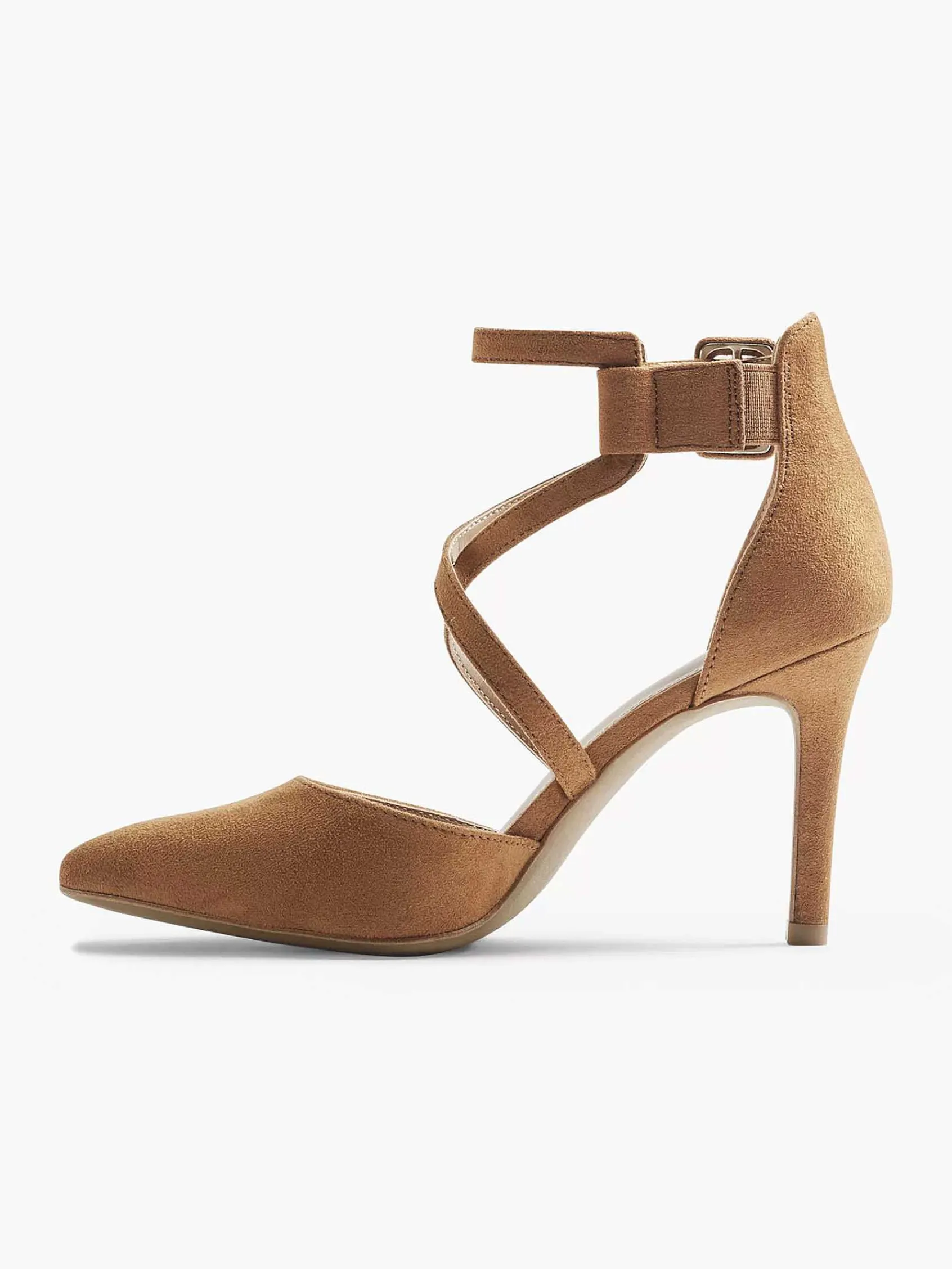 Pumps|Graceland Bruine Pump Gespsluiting