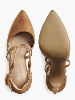 Pumps|Graceland Bruine Pump Gespsluiting