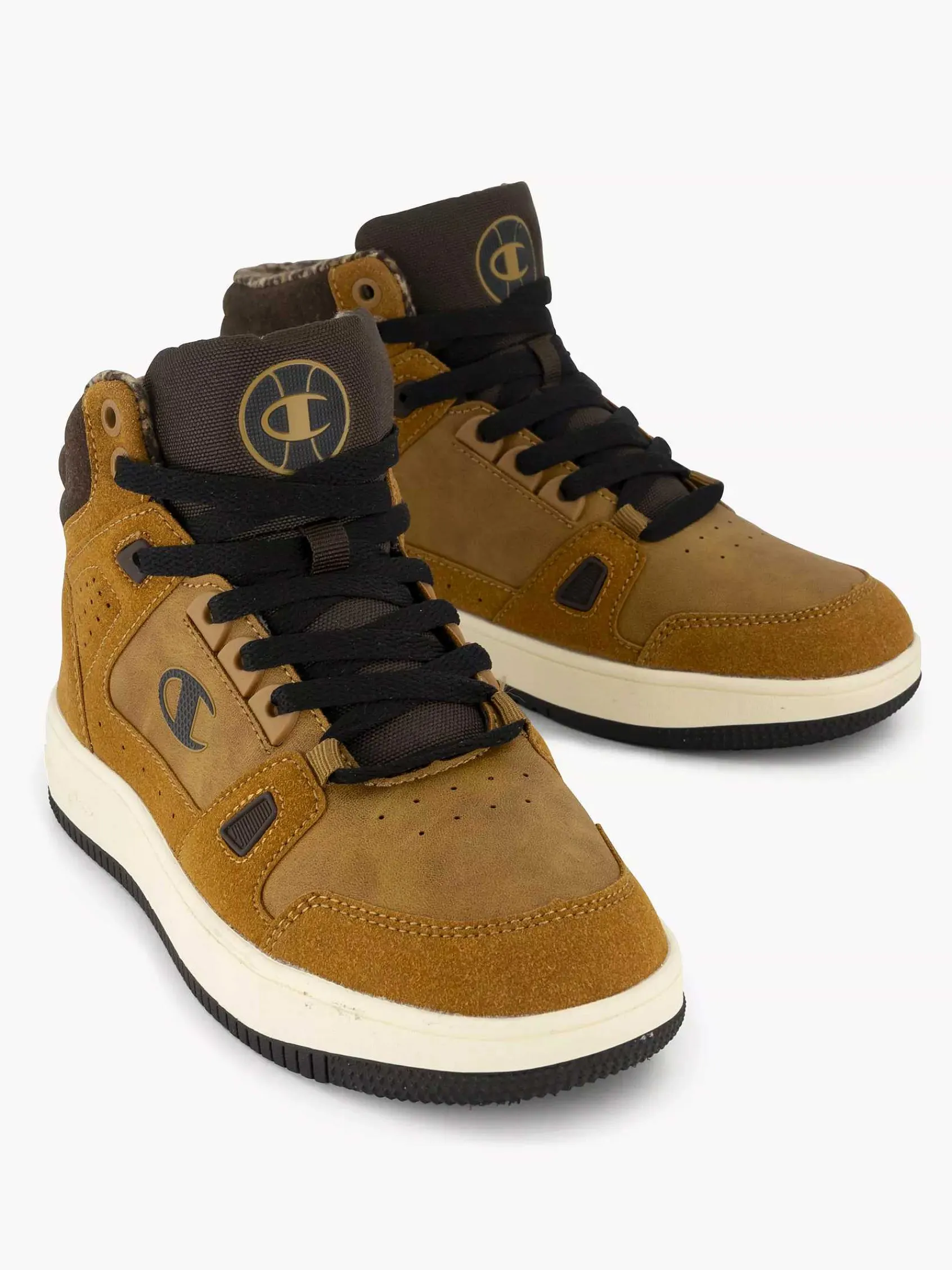 Jongensschoenen|Champion Bruine Rebound Mid Winterized B