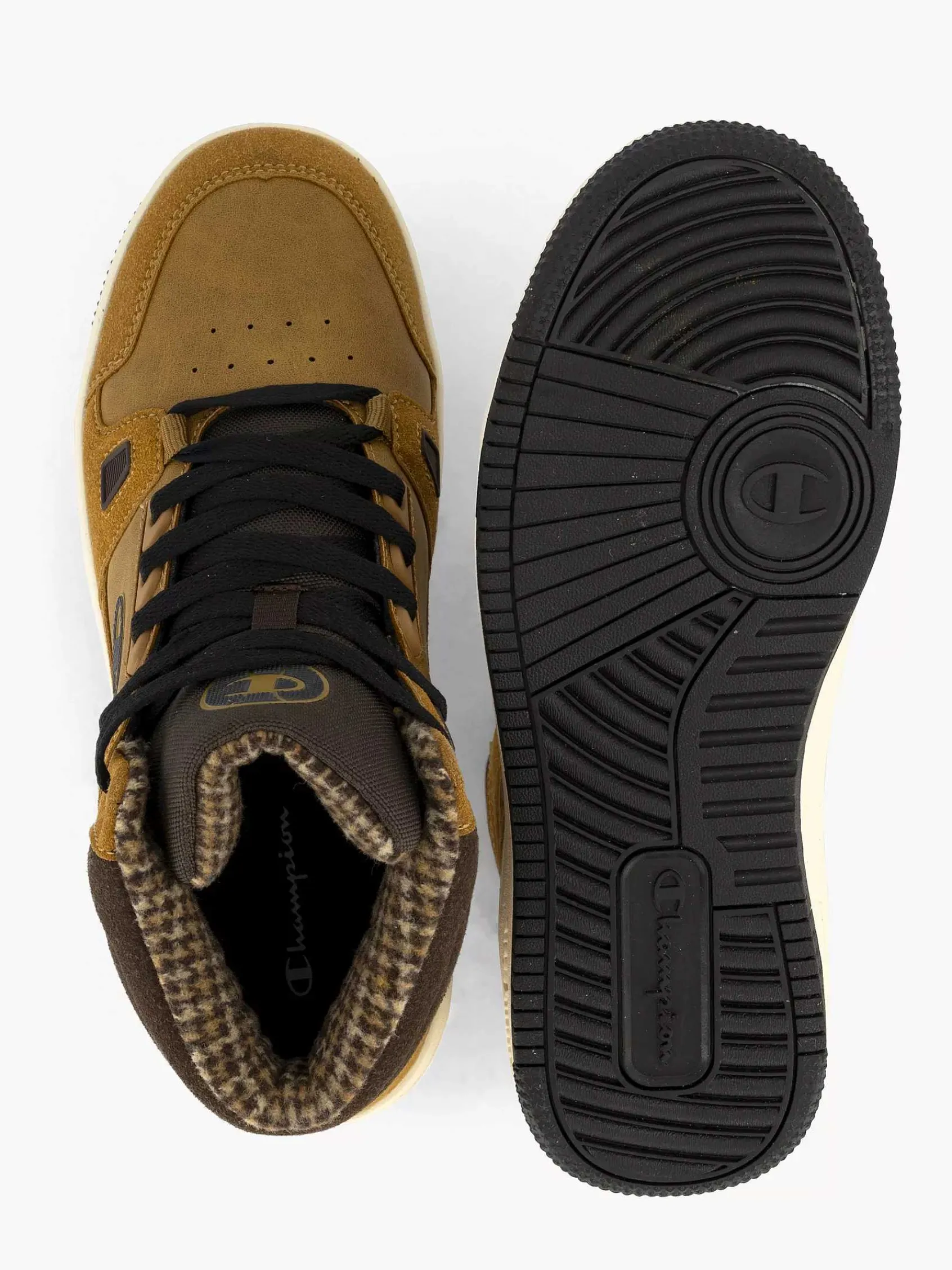 Jongensschoenen|Champion Bruine Rebound Mid Winterized B