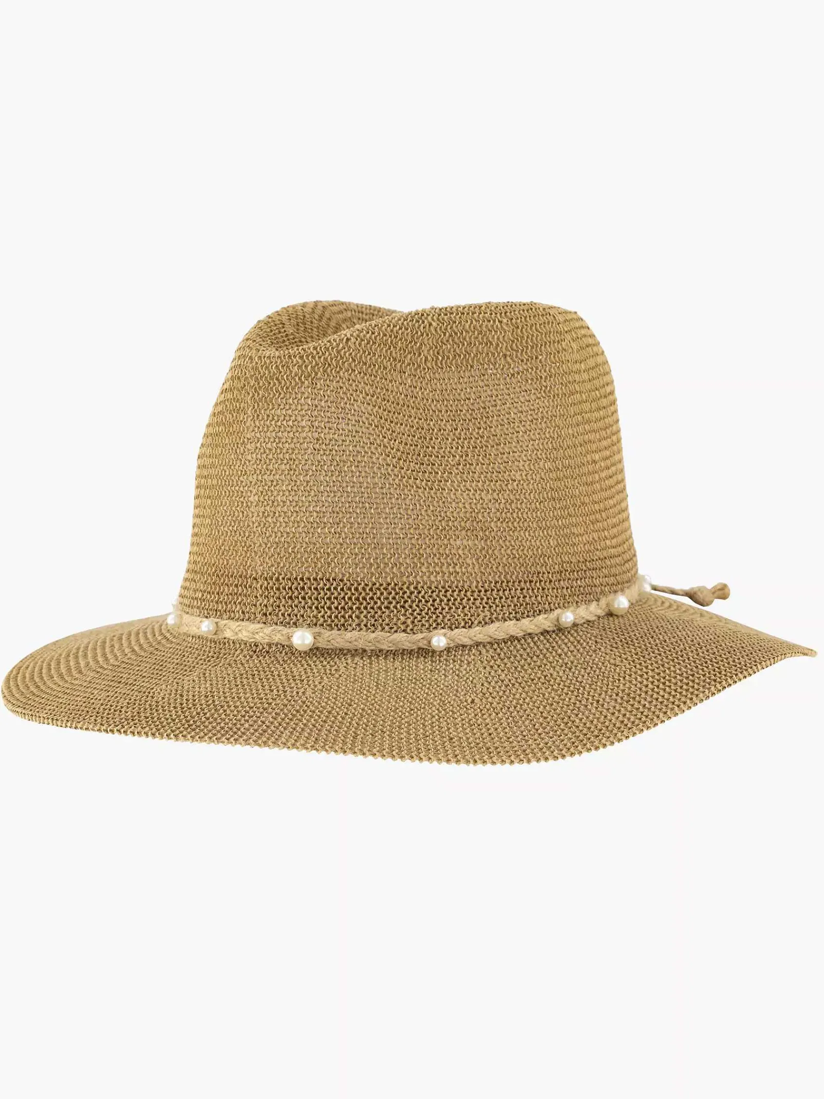 Online Exclusive Accessoires|Graceland Bruine Rieten Strandhoed