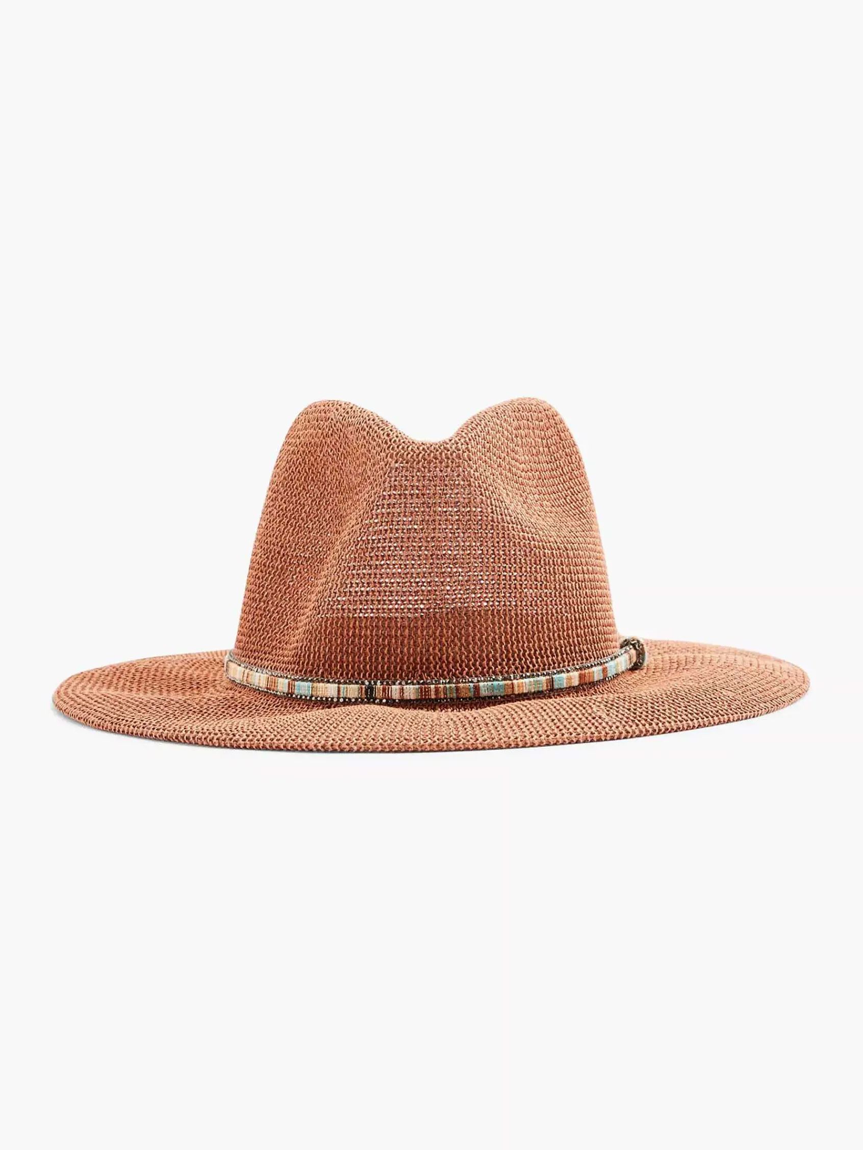Online Exclusive Accessoires|Graceland Bruine Rieten Strandhoed