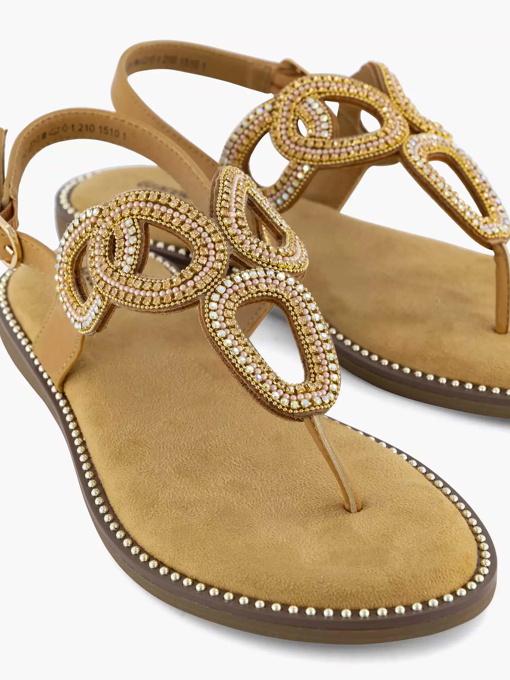 Sandalen|Graceland Bruine Sandaal