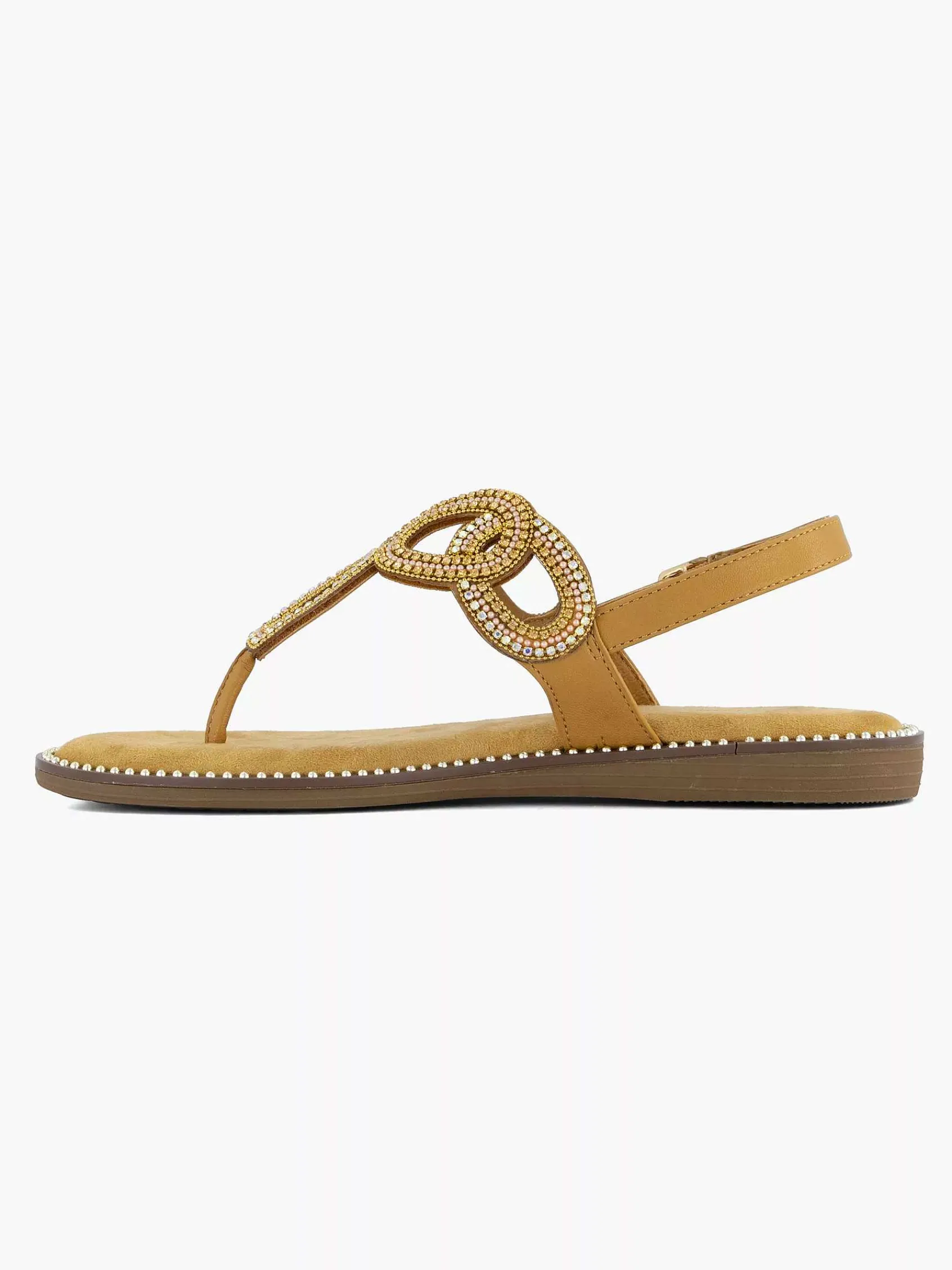 Sandalen|Graceland Bruine Sandaal