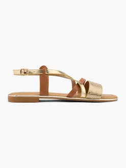 Sandalen|Graceland Bruine Sandaal