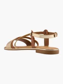 Sandalen|Graceland Bruine Sandaal