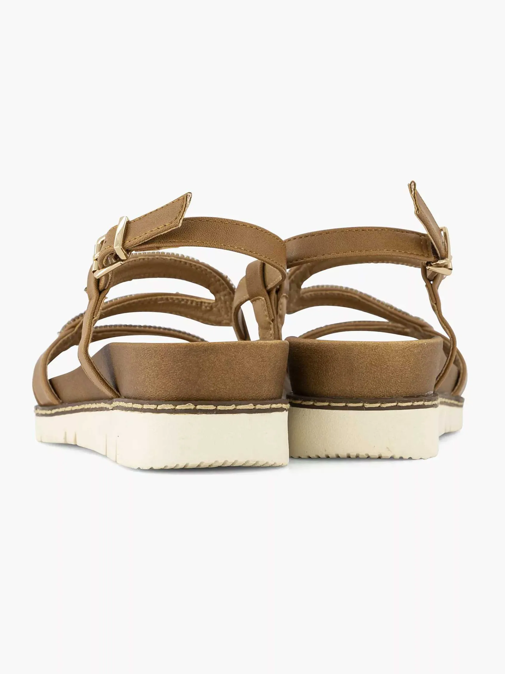 Sandalen|Graceland Bruine Sandaal Sierketting