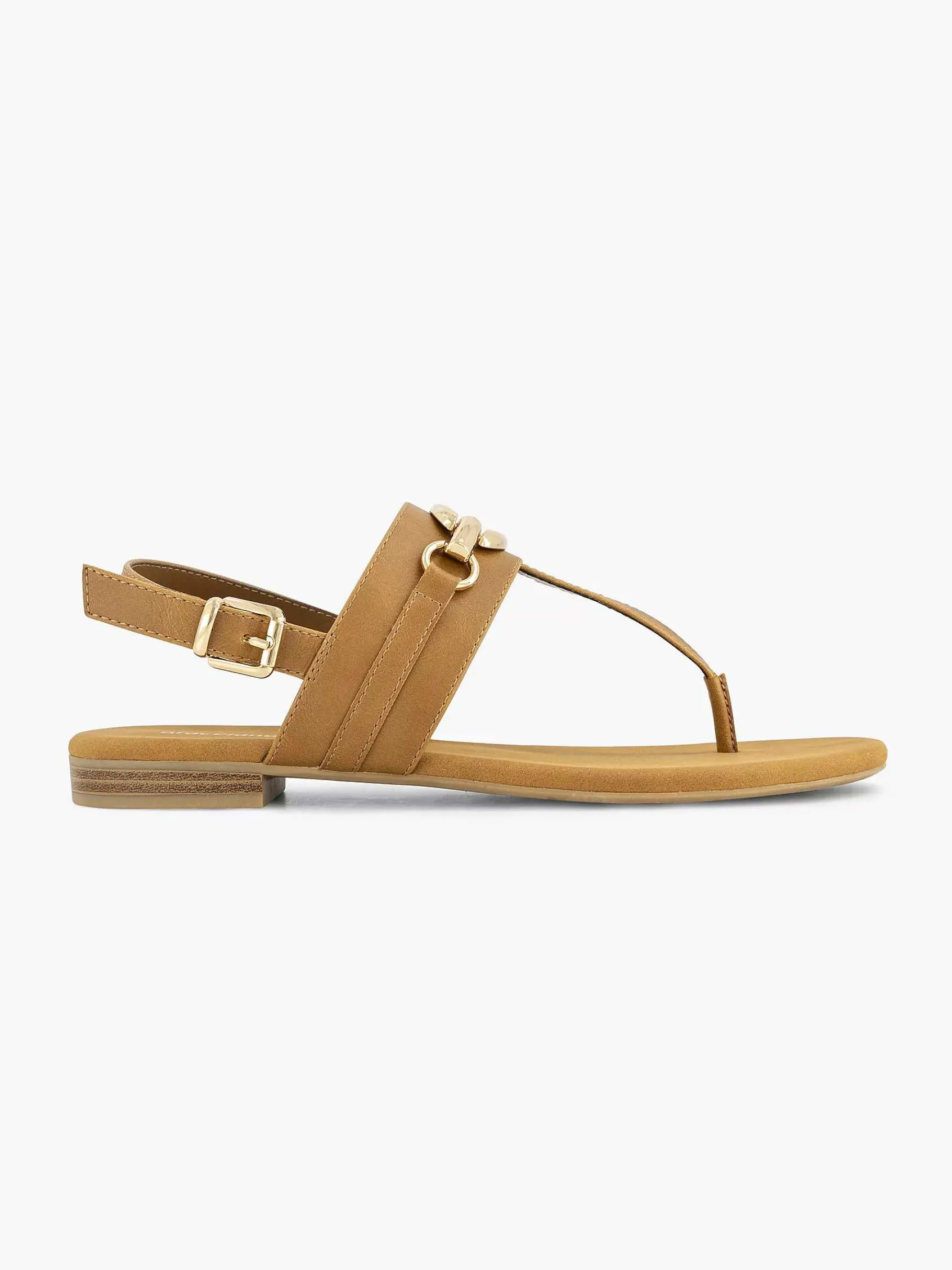 Sandalen|Graceland Bruine Sandaal Sierketting