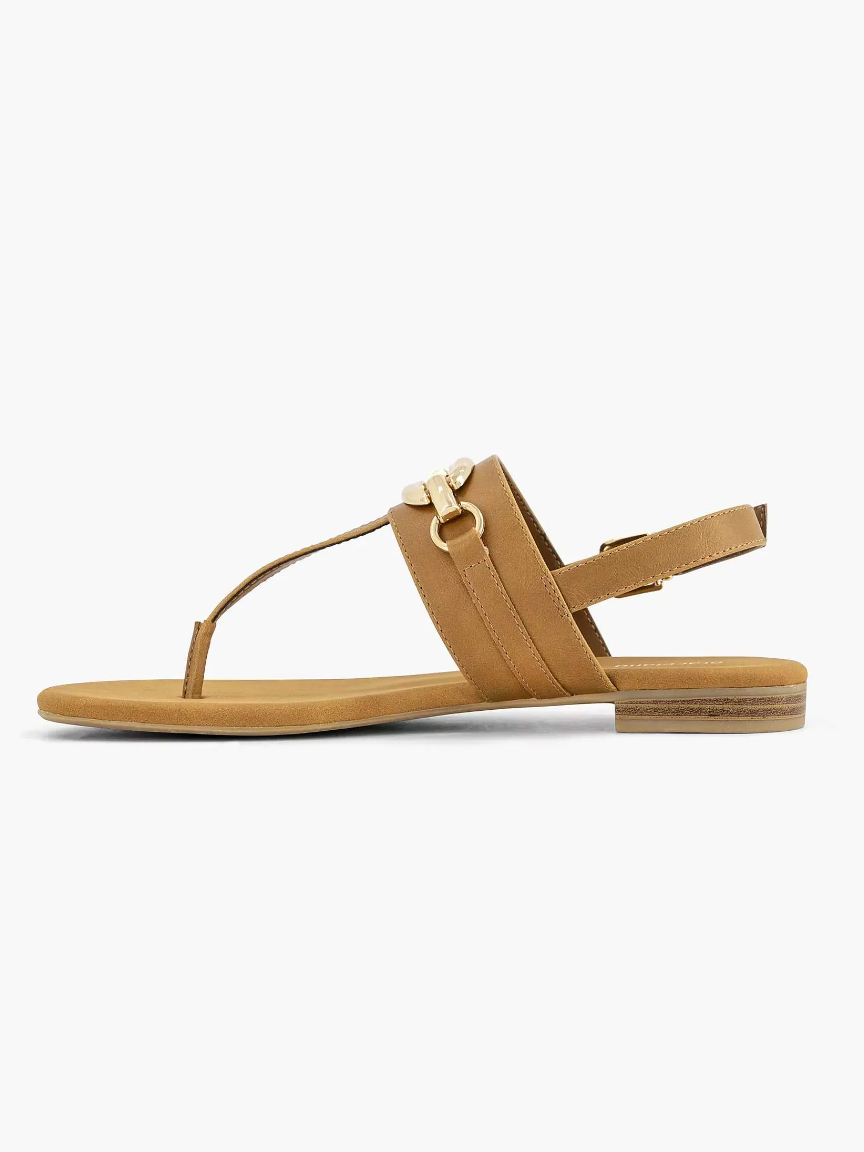 Sandalen|Graceland Bruine Sandaal Sierketting