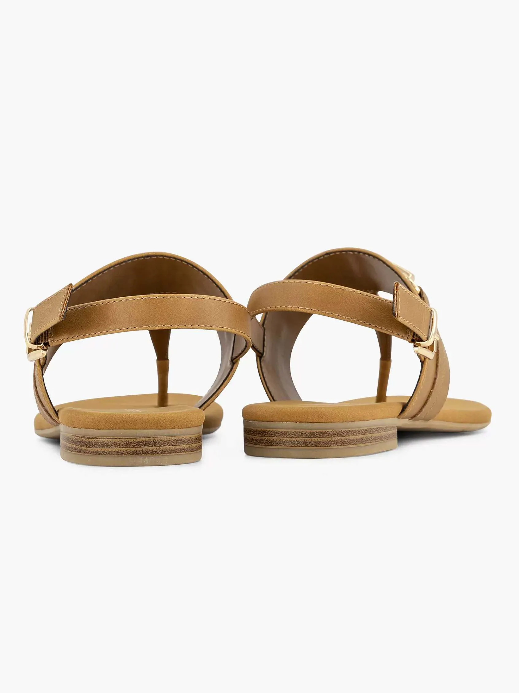 Sandalen|Graceland Bruine Sandaal Sierketting