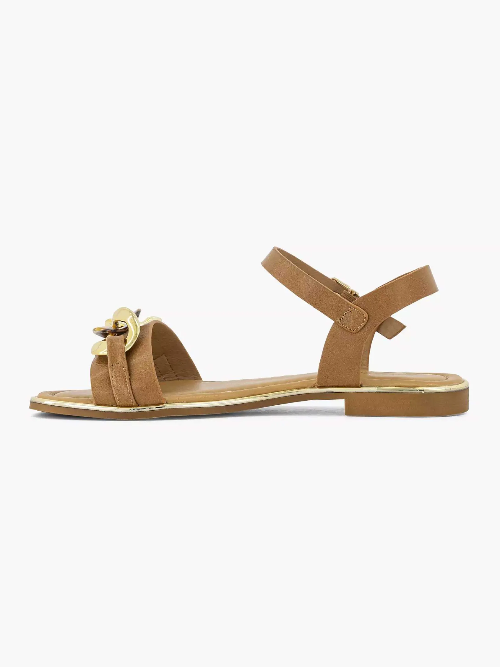 Sandalen|Graceland Bruine Sandaal Sierketting