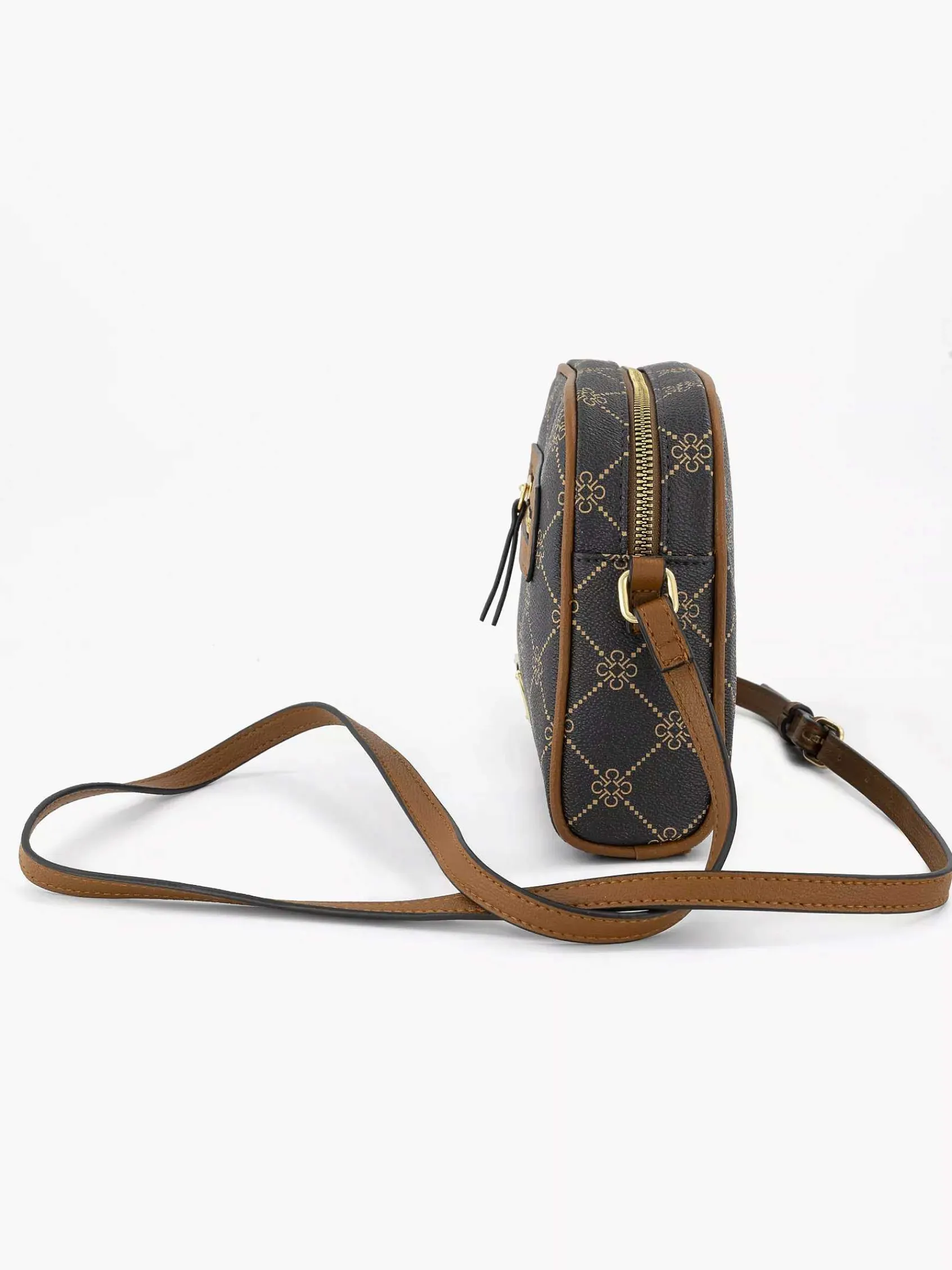 Online Exclusive Accessoires|Michael Shannon Bruine Schoudertas Print
