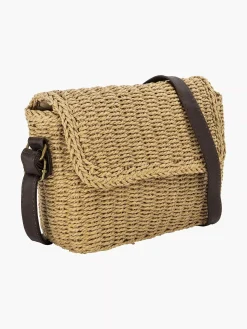 Online Exclusive Accessoires|Graceland Bruine Schoudertas Riet