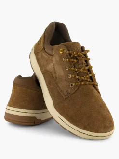 Sneakers|Caterpillar Bruine Suede Sneaker