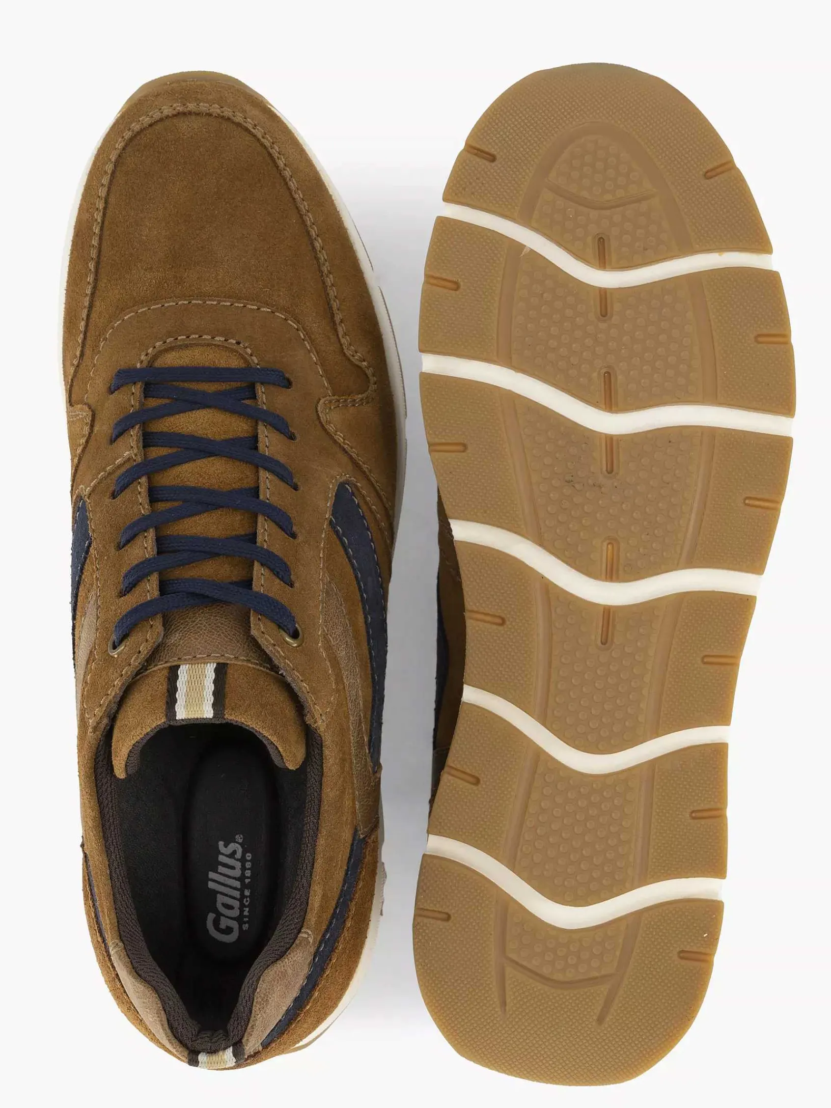 Sneakers|Gallus Bruine Suede Sneaker