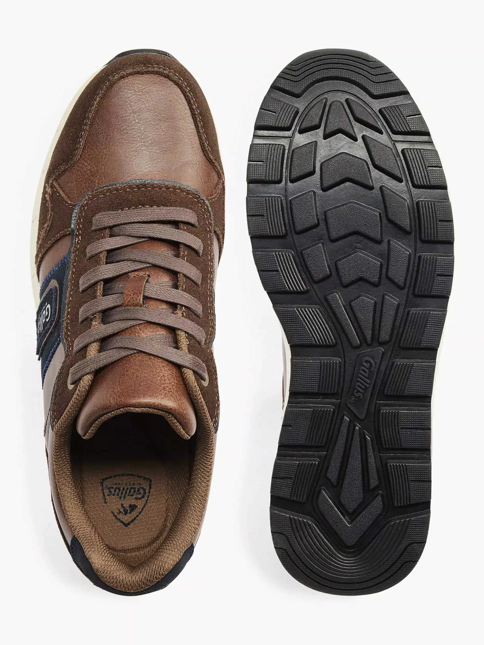 Sneakers|Gallus Bruine Suede Sneaker