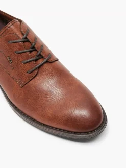 Geklede Schoenen|AM SHOE Bruine Veterschoen