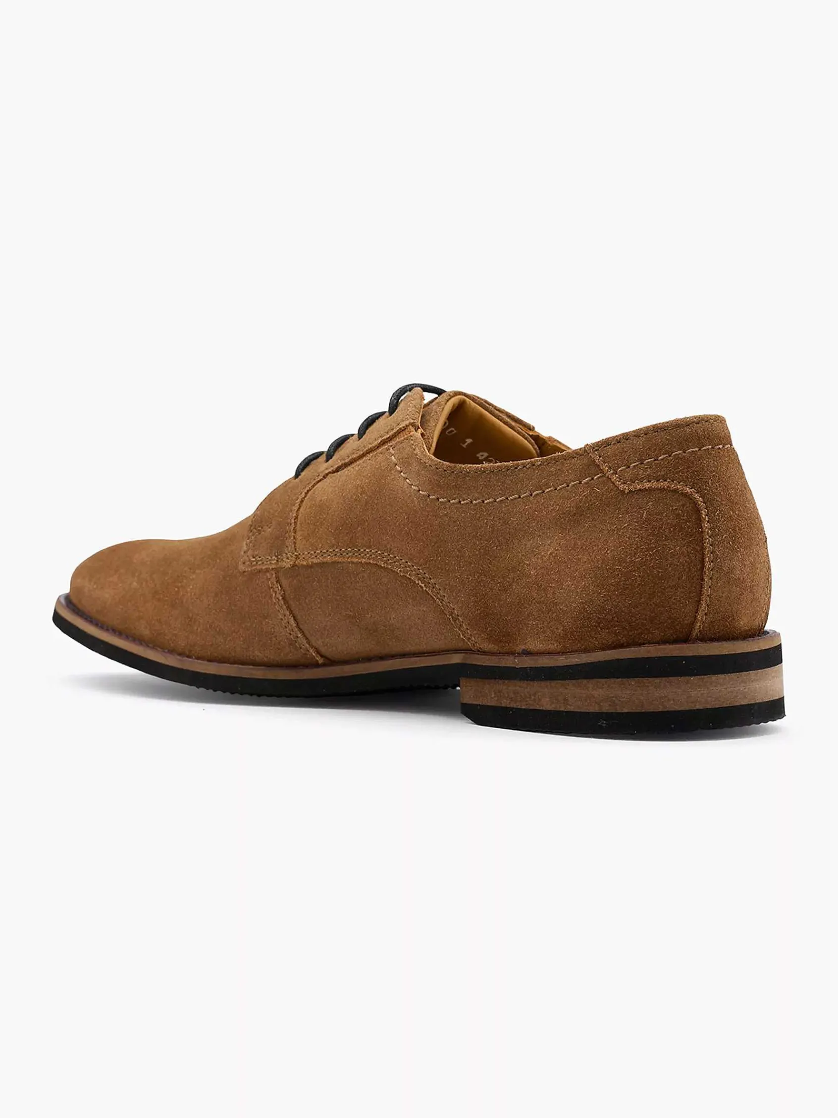 Geklede Schoenen|AM SHOE Bruine Veterschoen