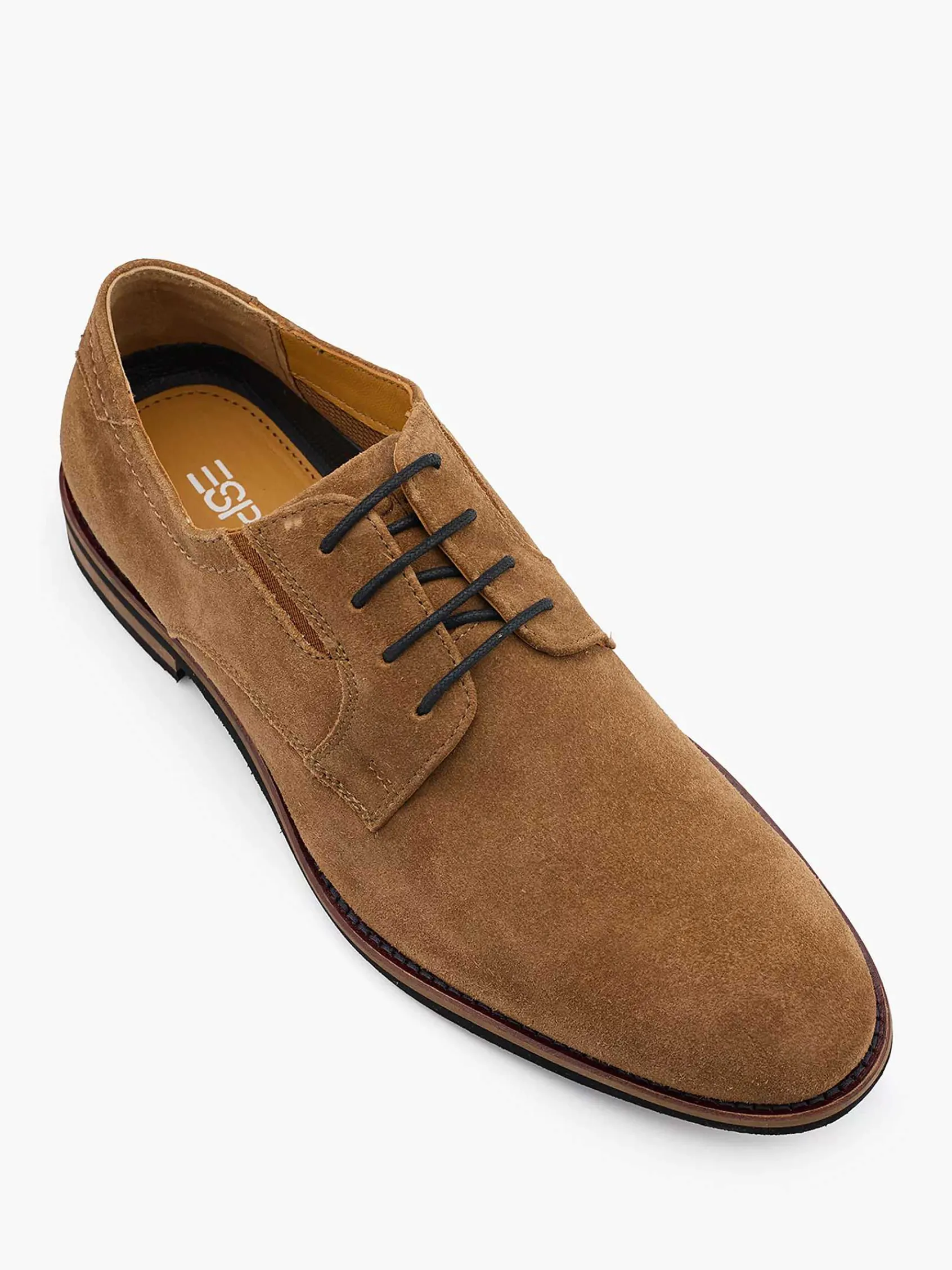 Geklede Schoenen|AM SHOE Bruine Veterschoen