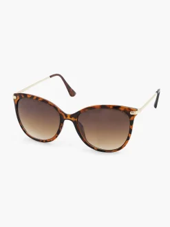 Online Exclusive Accessoires|Graceland Bruine Zonnebril Met Panterprint
