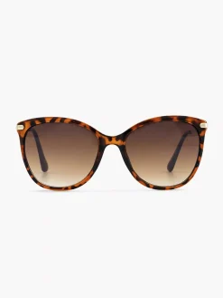 Online Exclusive Accessoires|Graceland Bruine Zonnebril Met Panterprint