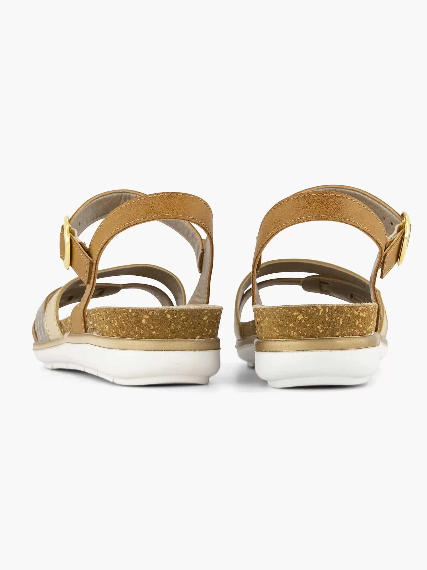 Sandalen|Easy Street Camel Sandaal Gespsluiting