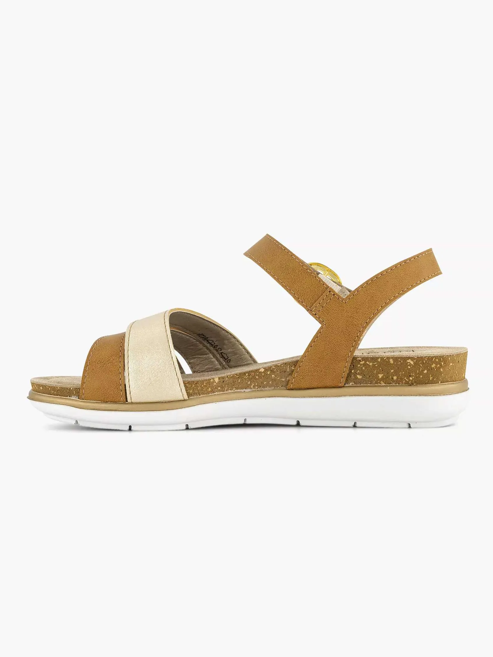 Sandalen|Easy Street Camel Sandaal Gespsluiting