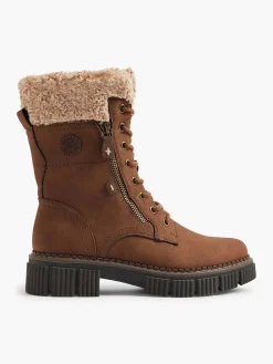 Enkellaarzen & Boots|Easy Street Camel Veterboot