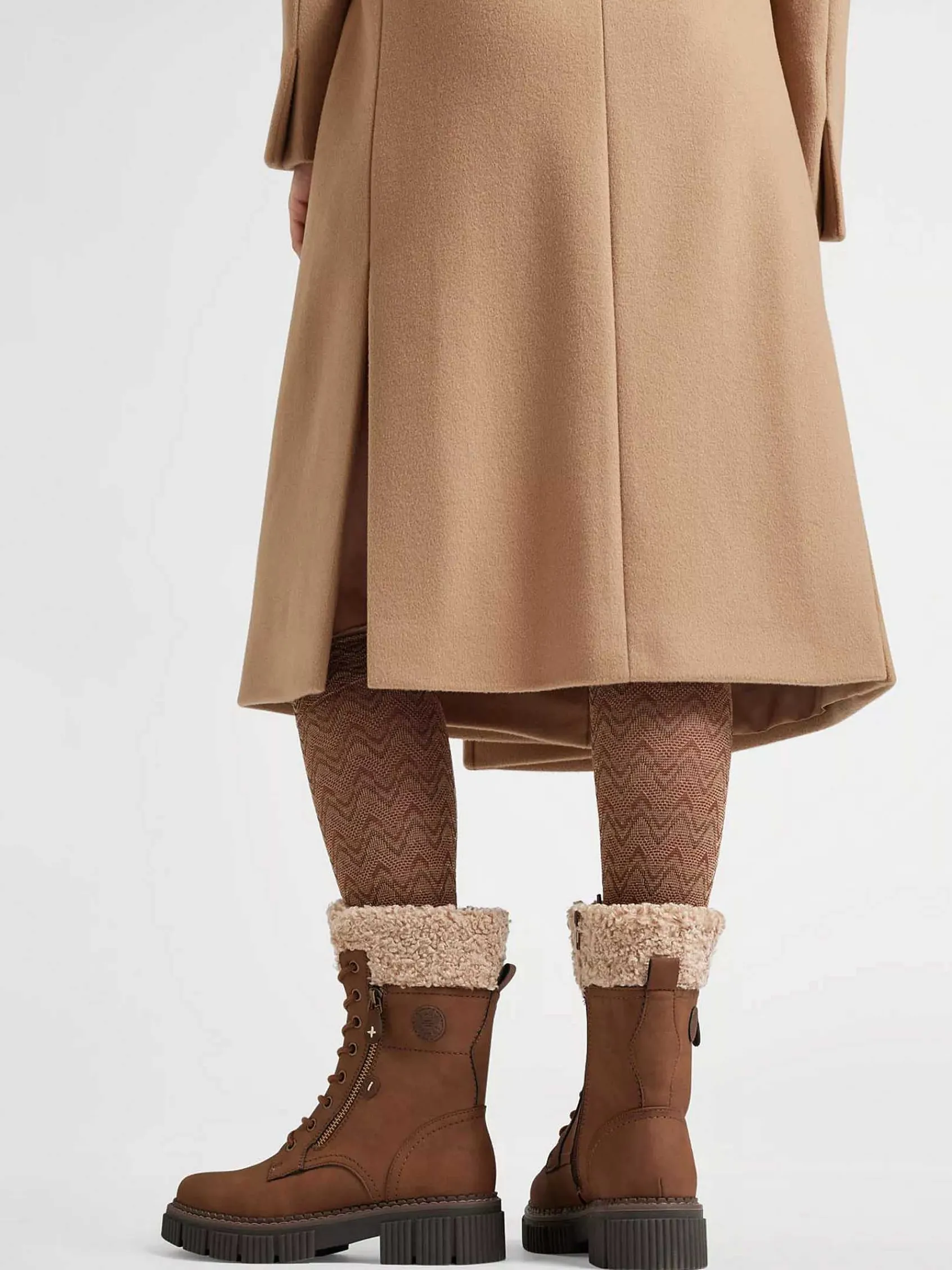 Enkellaarzen & Boots|Easy Street Camel Veterboot