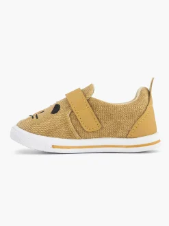 Jongensschoenen|Vty Cognac Canvas Instapper