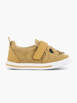 Jongensschoenen|Vty Cognac Canvas Instapper