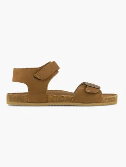 Jongensschoenen|Vty Cognac Leren Sandaal