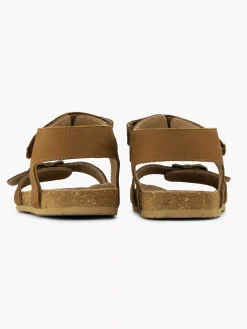 Jongensschoenen|Vty Cognac Leren Sandaal
