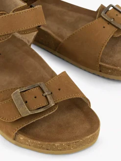 Jongensschoenen|Vty Cognac Leren Sandaal