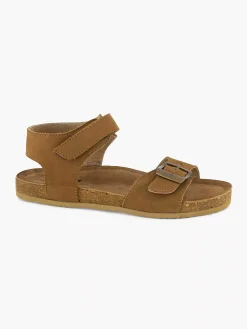 Jongensschoenen|Vty Cognac Leren Sandaal