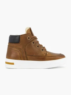 Babyschoenen|Vty Cognac Leren Sneaker