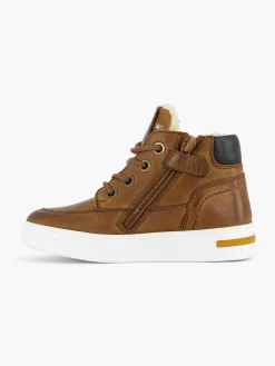 Babyschoenen|Vty Cognac Leren Sneaker