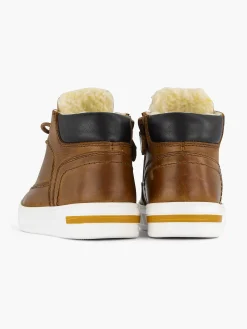 Babyschoenen|Vty Cognac Leren Sneaker