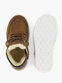 Babyschoenen|Vty Cognac Leren Sneaker