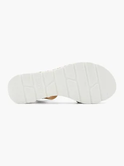 Sandalen|Esprit Cognac Platform Sandaal