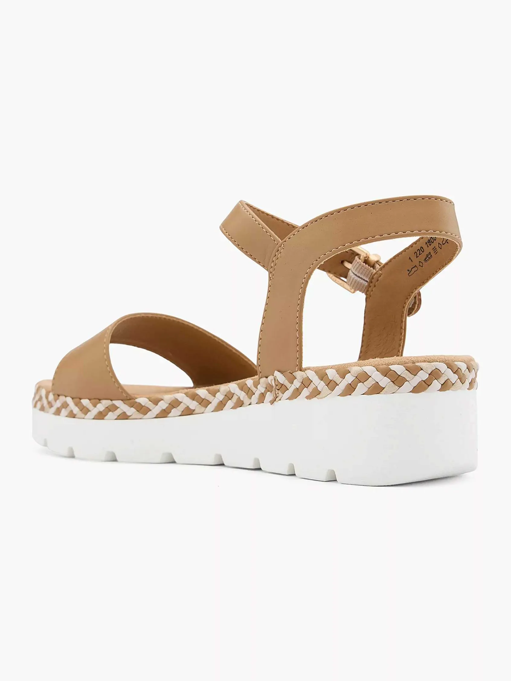 Sandalen|Esprit Cognac Platform Sandaal