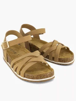 Sandalen|Esprit Cognac Sandaal