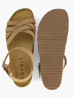 Sandalen|Esprit Cognac Sandaal