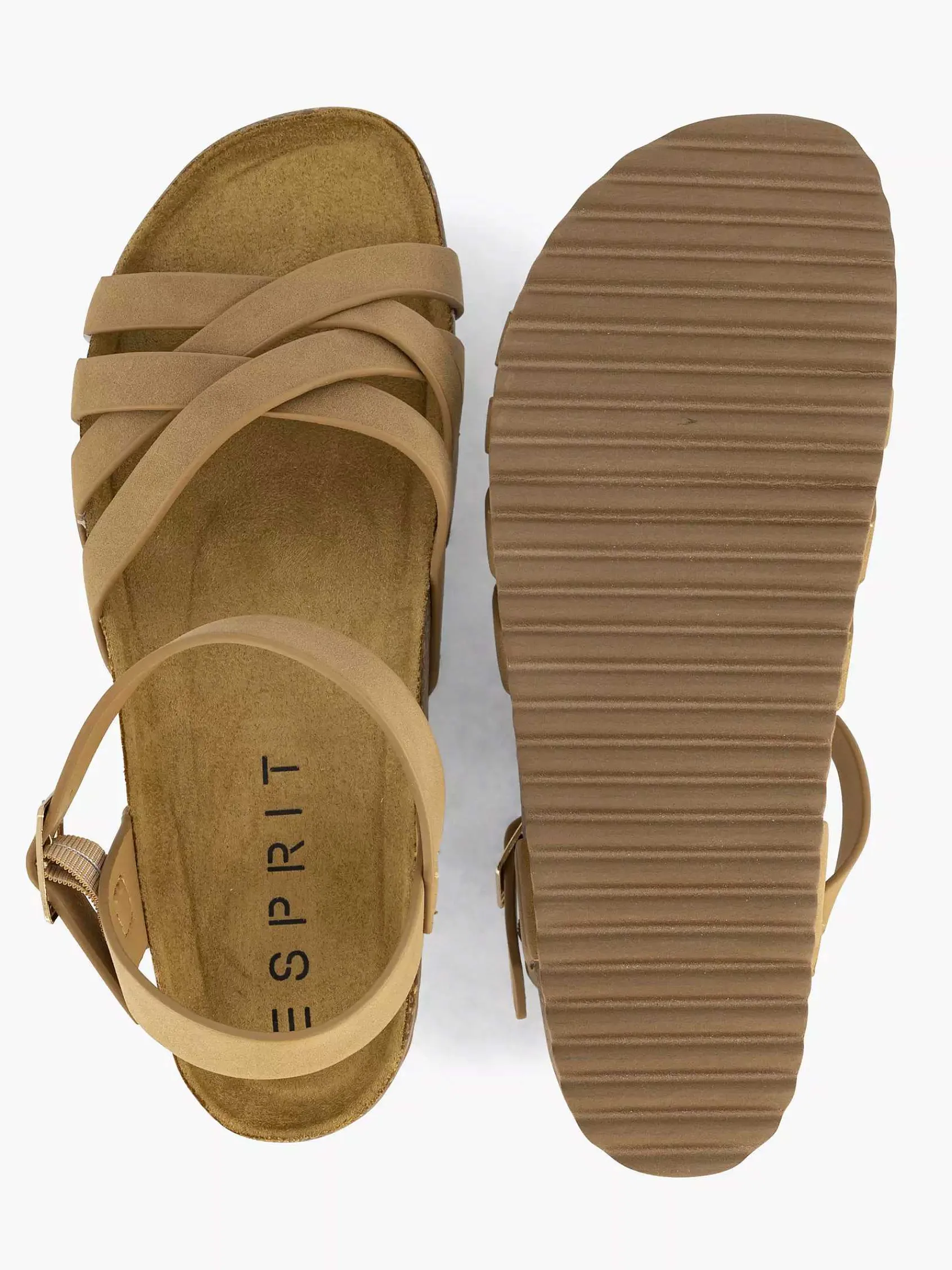 Sandalen|Esprit Cognac Sandaal