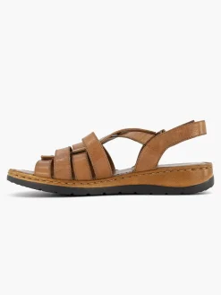 Sandalen|Medicus Cognac Sandaal Klittenband