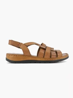 Sandalen|Medicus Cognac Sandaal Klittenband