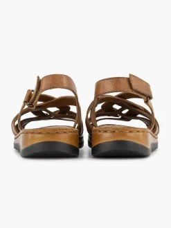Sandalen|Medicus Cognac Sandaal Klittenband