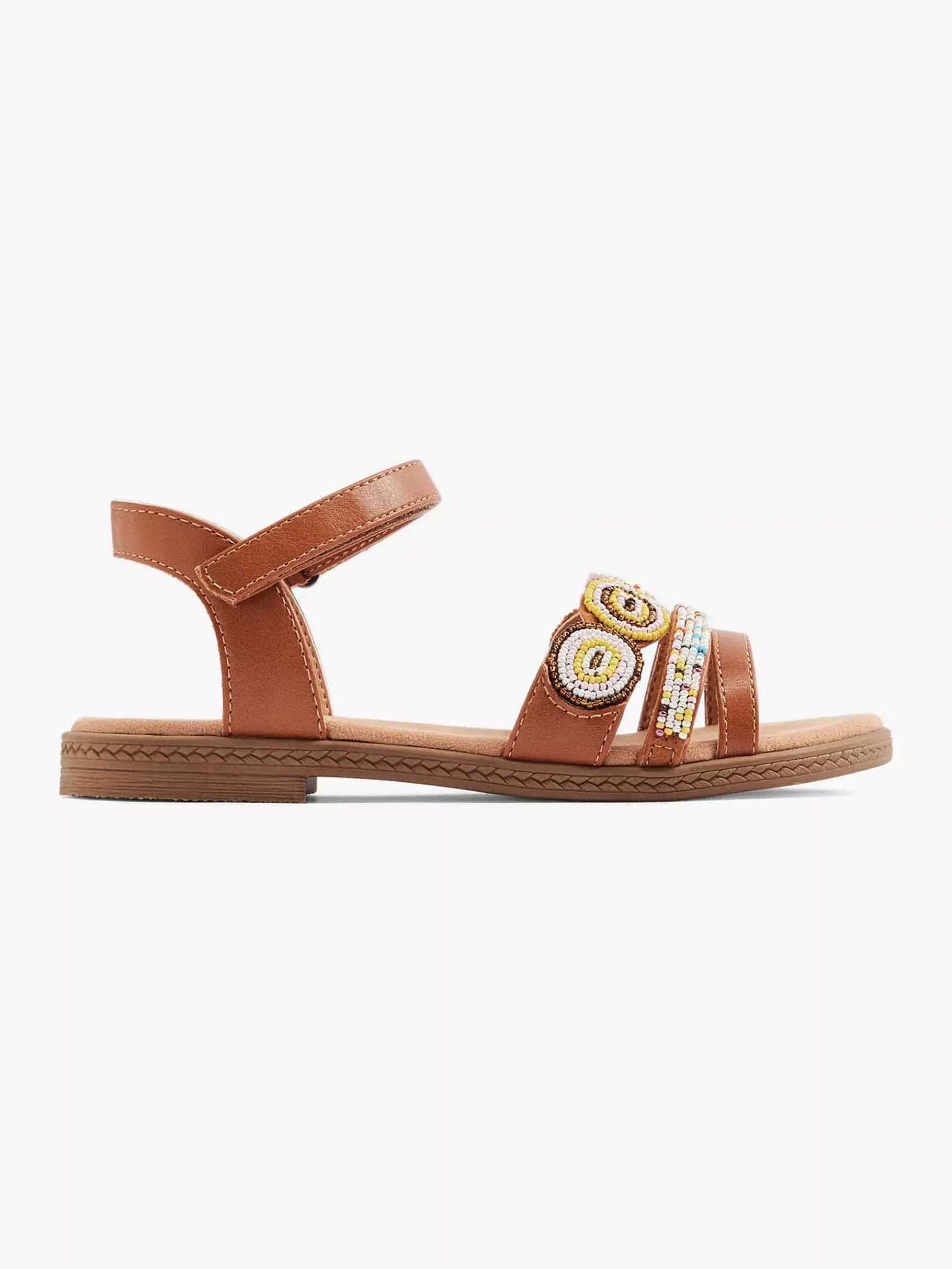 Babyschoenen|Graceland Cognac Sandaal Kralen